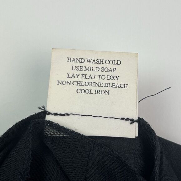 Ruby Rox Y2K Whimsigoth Babydoll Dress S Black Fairy Grunge Sequin Sheer Mesh - Picture 13 of 13